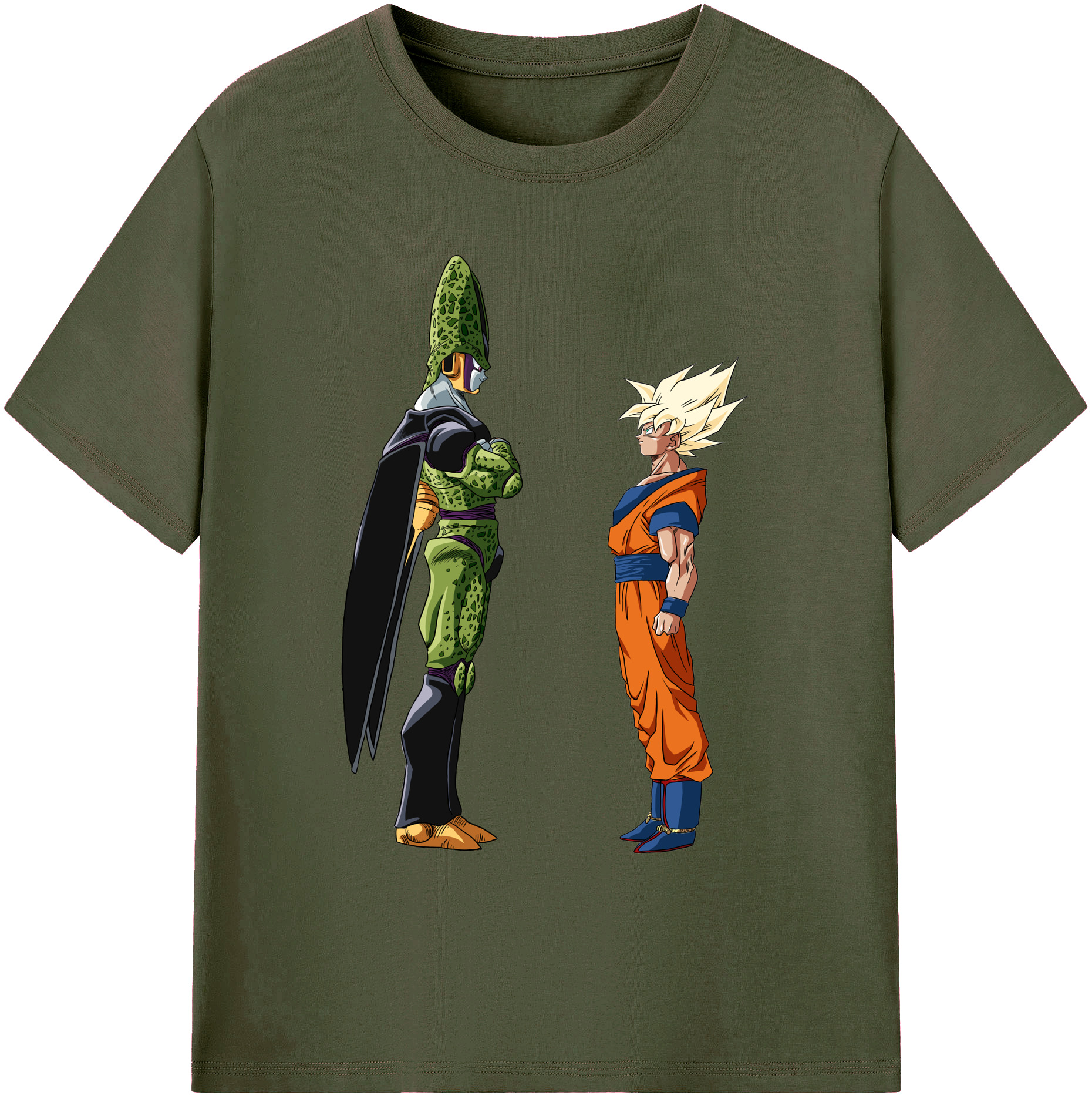 （画像用） ドラゴンボール DRAGON BALL 綿100％ メンズ半袖Tシャツ｜肌触りやわらか＆通気性